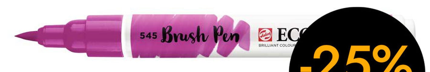 Retolador Ecoline Brush Pen violeta vermellós 545