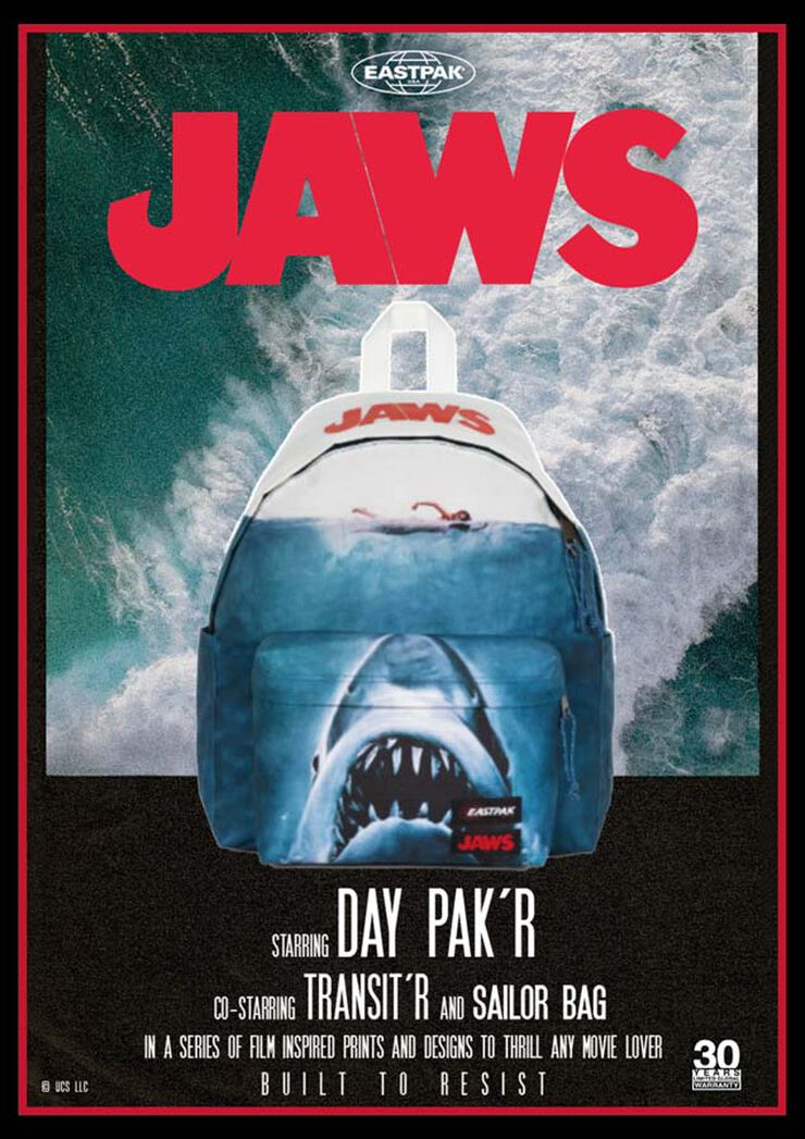 Mochila Eastpak PC Day Pak'r Jaws Poster