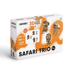 Puzzle 3D Cartonic Safari Trio