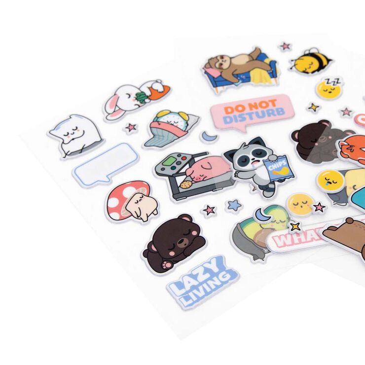 Pegatinas Lazy Bobo