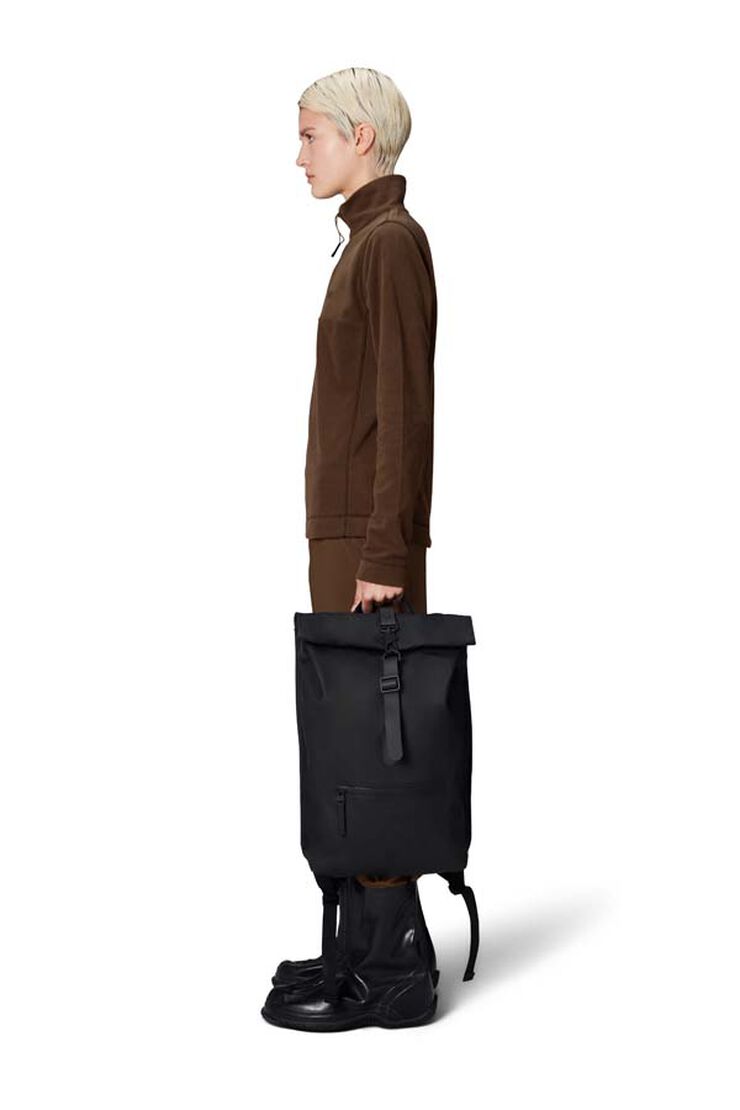 Mochila Rains Rolltop black