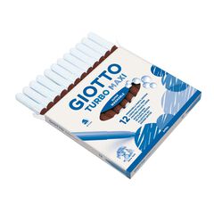 Rotulador Giotto Turbo Maxi marrón 12u