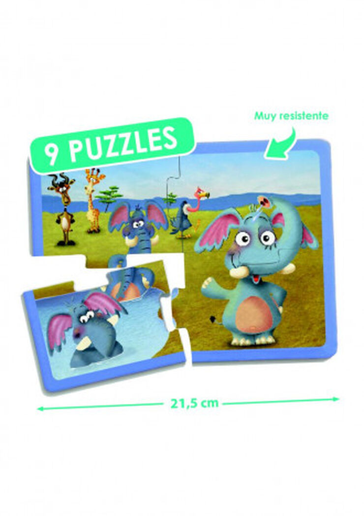 Puzzle Akros  Animals 9U
