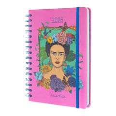 Agenda A5 sem/vista mult 2026 Frida Kahlo
