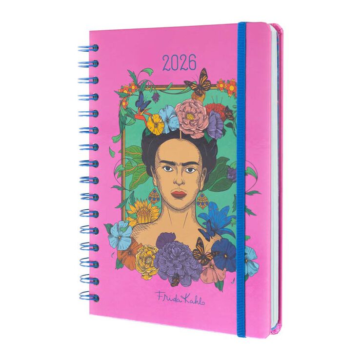 Agenda A5 sem/vista mult 2026 Frida Kahlo