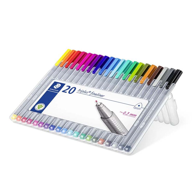 Rotuladores Staedtler Triplus Fineliner 334 20 colores