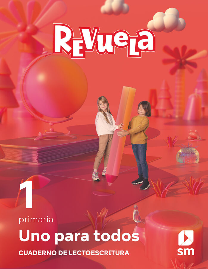 M&eacute;todo globalizado. Uno para todos. 1 Trimestre. 1 Primaria. Revuela