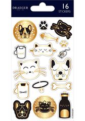 Pegatinas Draeger Perro y Gato 16u