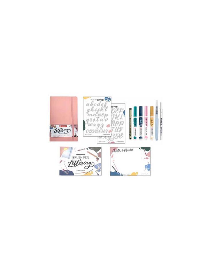 Lettering Talens Amante Volador Rosa Set