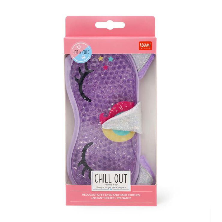 Antifaz de gel Legami Unicorn
