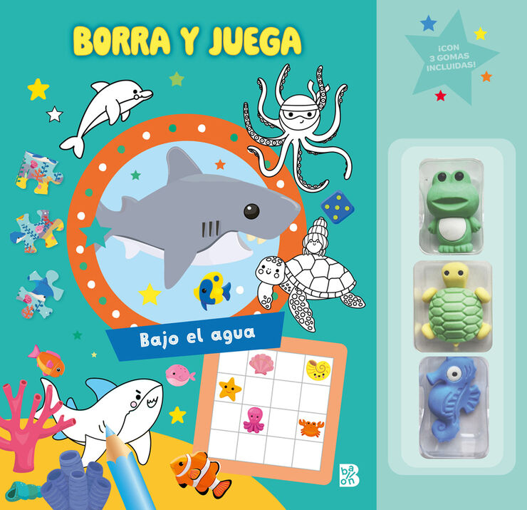 Borra y juega - Bajo el agua