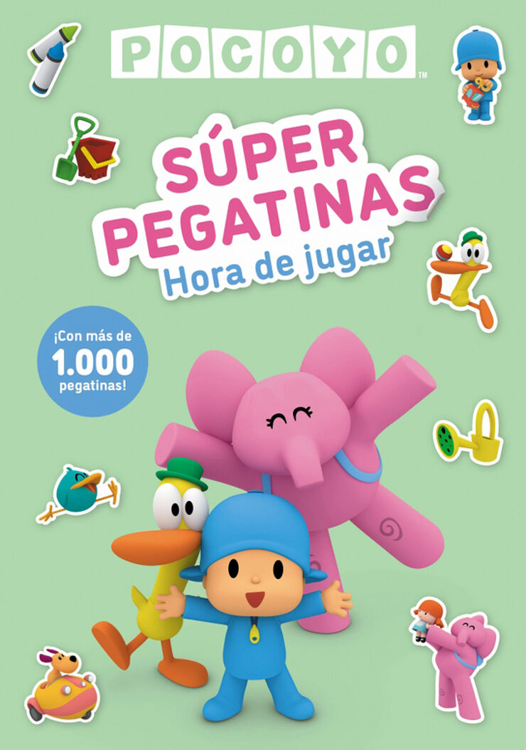 Pocoyó. Actividades - Súper pegatinas. Hora de Jugar. ¡Con más de 1.000 pegatinas!