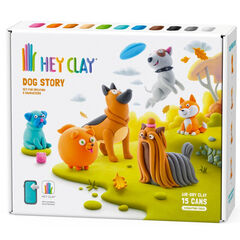 Hey Clay Set Perritos 15 botes