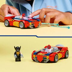 LEGO® Super Heroes Cotxe d'Spider-Man vs. Lobezno Venomitzat 76336