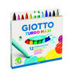 Rotuladores de colores Giotto Turbo Maxi 12 colores
