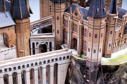 Puzzle 3D Castell de Hogwarts 197 peces