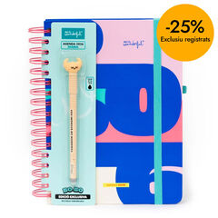 Agenda Mr.Wonderful d&iacute;a/p&aacute;g 2026 cat Quan una porta...