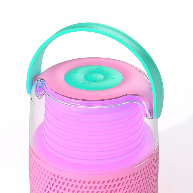 Altavoz con Micrófono Wondee rosa