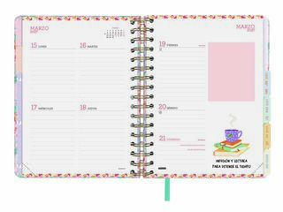 Agenda Finocam 16M Vitae 1/4 Sem/Vista Castellano 2026-27 Rosa