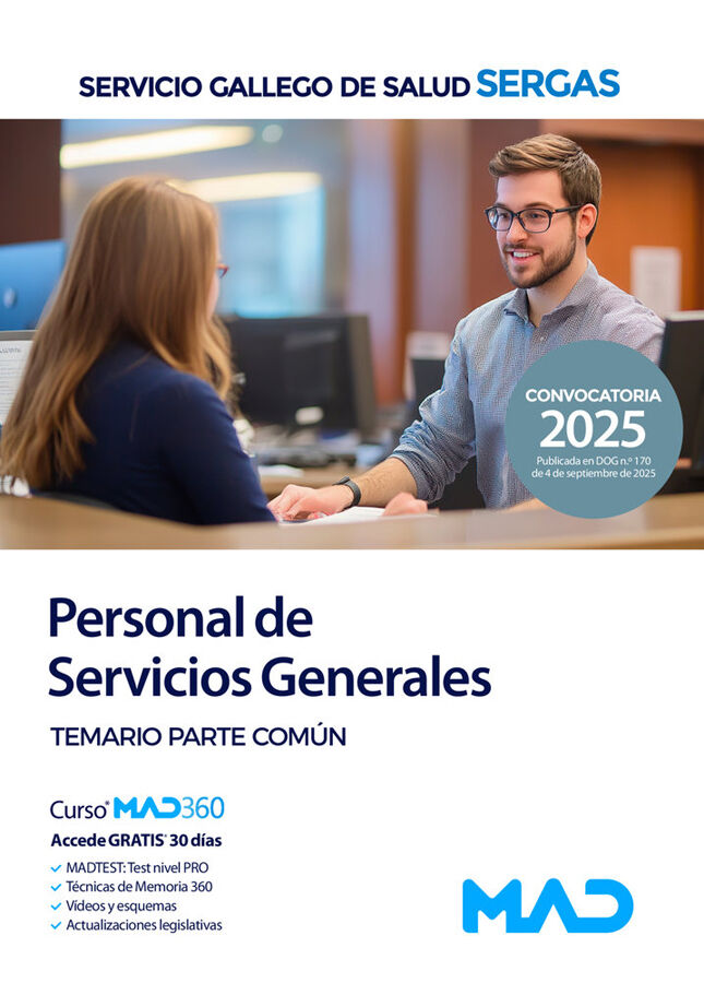 Personal de Servicios Generales del Servicio Gallego de Salud (SERGAS). Temario Parte Com&uacute;n
