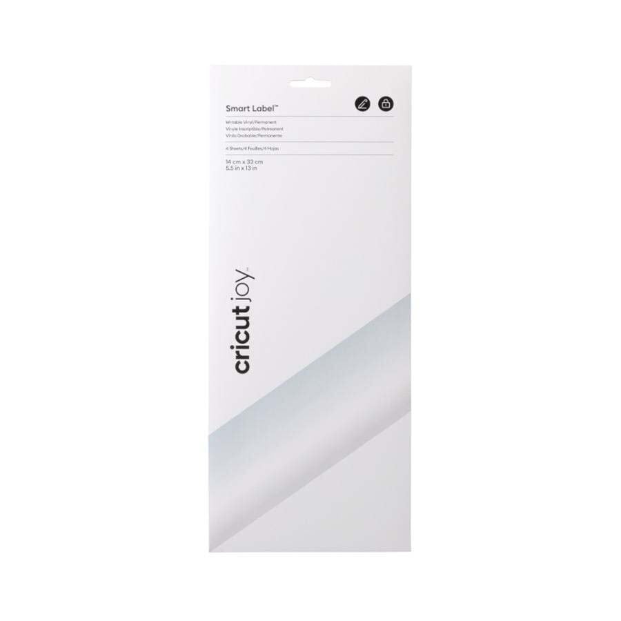 Vinil Smart imprimible permanent 14x33cm plata 4 fulls