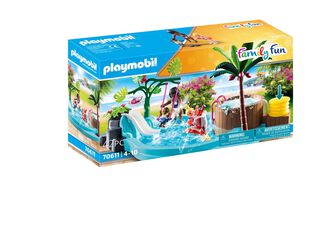 Playmobil Family Fun Vacaciones piscina infantil (70611)