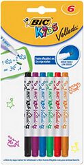 Rotuladores pizarra blanca Bic Kids Velleda 6 colores