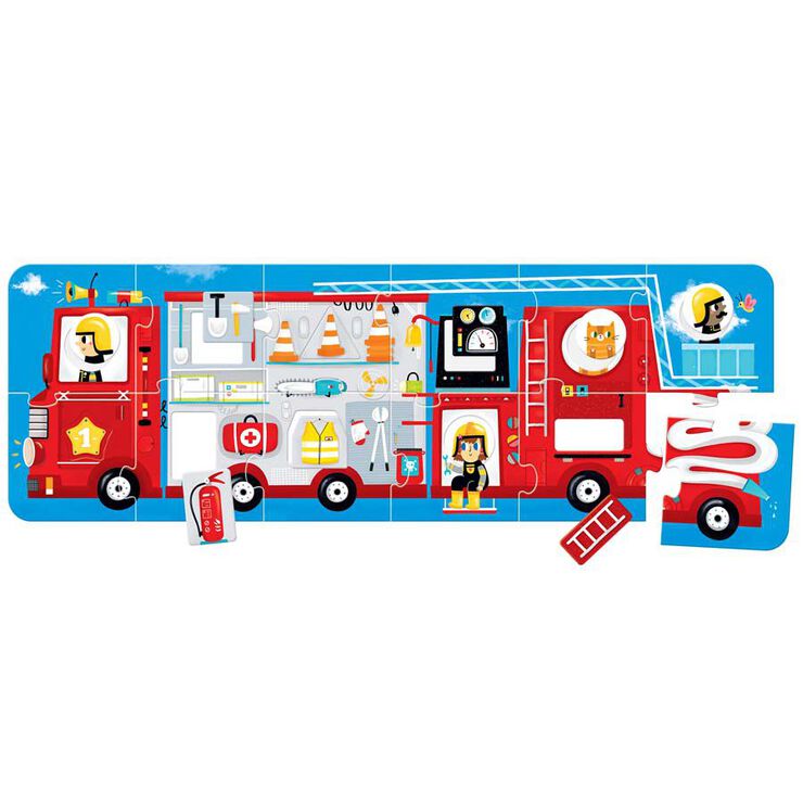 Puzzle Cami&oacute;n de Bomberos