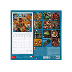 Calendario Legami 30x29 Pared Herbs Spices Multiling&uuml;e 2027