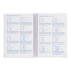 Agenda Escolar Plus S/V Mult. 2026-2027 Lila