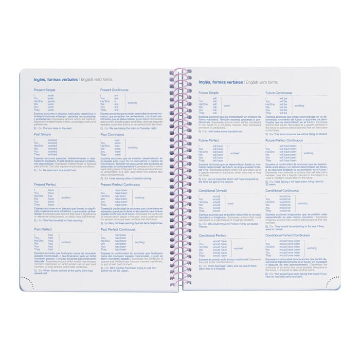 Agenda Escolar Plus S/V Mult. 2026-2027 Lila