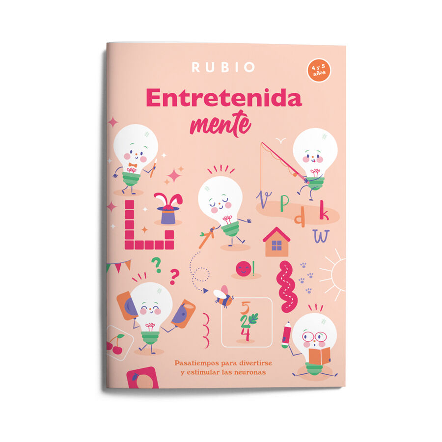 EntretenidaMENTE. Pasatiempos para divertirse y estimular las neuronas (4&ndash;5 a&ntilde;os). Vol. II