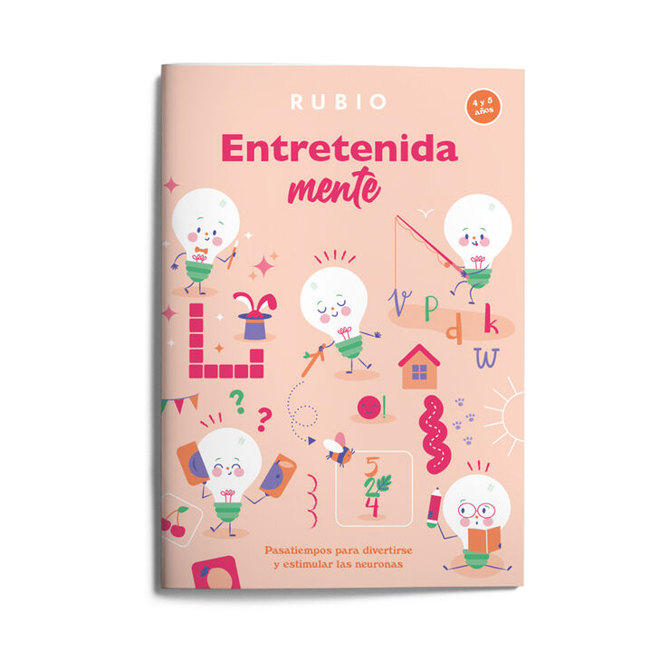 EntretenidaMENTE. Pasatiempos para divertirse y estimular las neuronas (4&ndash;5 a&ntilde;os). Vol. II