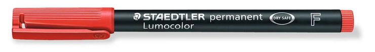 Rotulador permanente Lumocolor Punta F amarillo