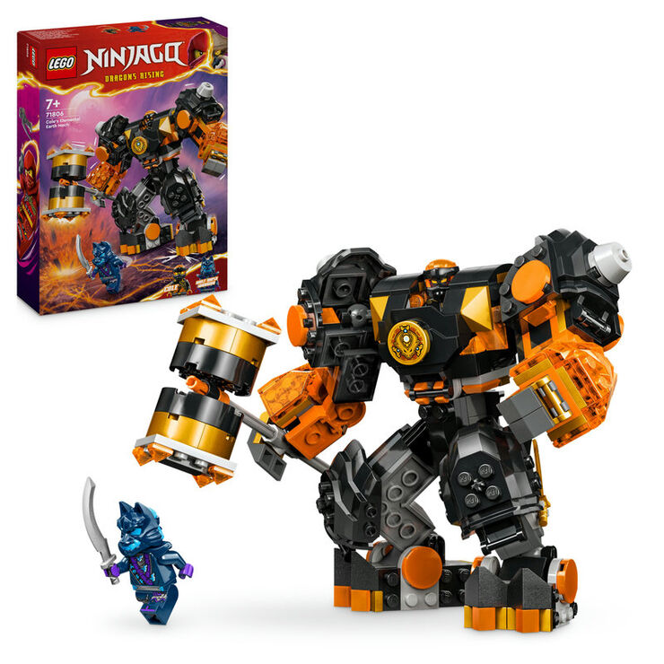 LEGO® Ninjago Meca Elemental de la Terra de Cole 71806