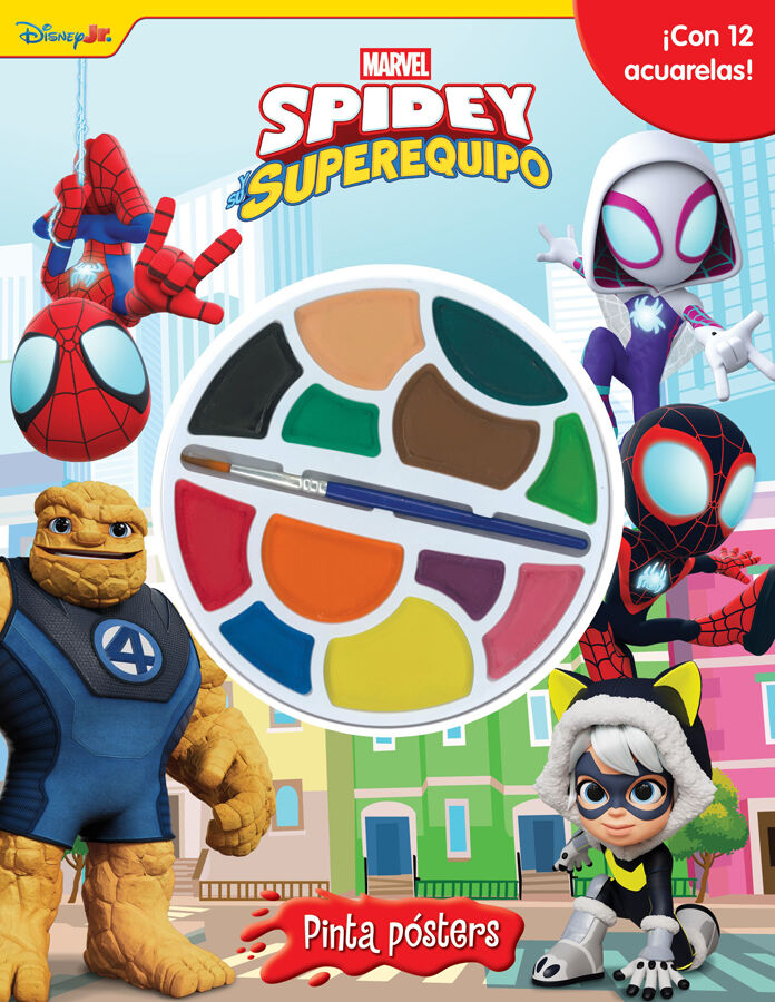 Spidey y su superequipo. Pinta p&oacute;sters