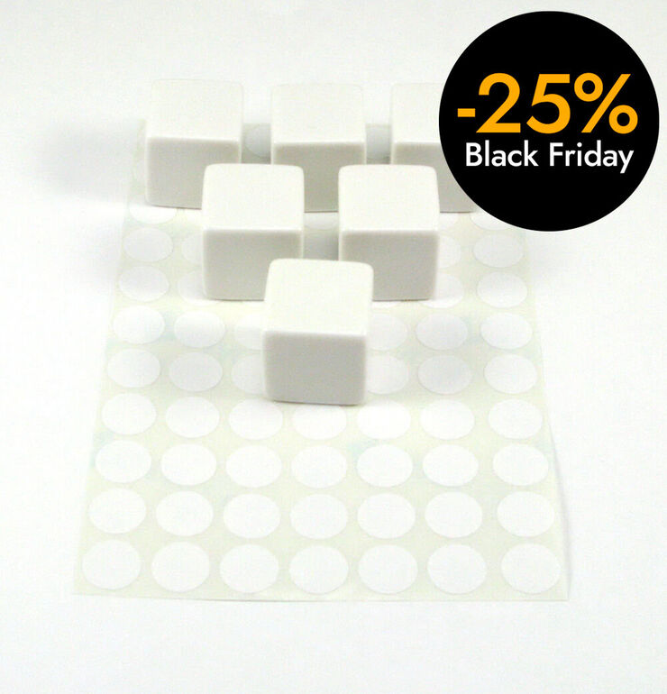 Dau 6 cares blanc 6 unitats