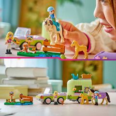 LEGO® LEGO Friends Remolc per a Cavall i Poltre 42695