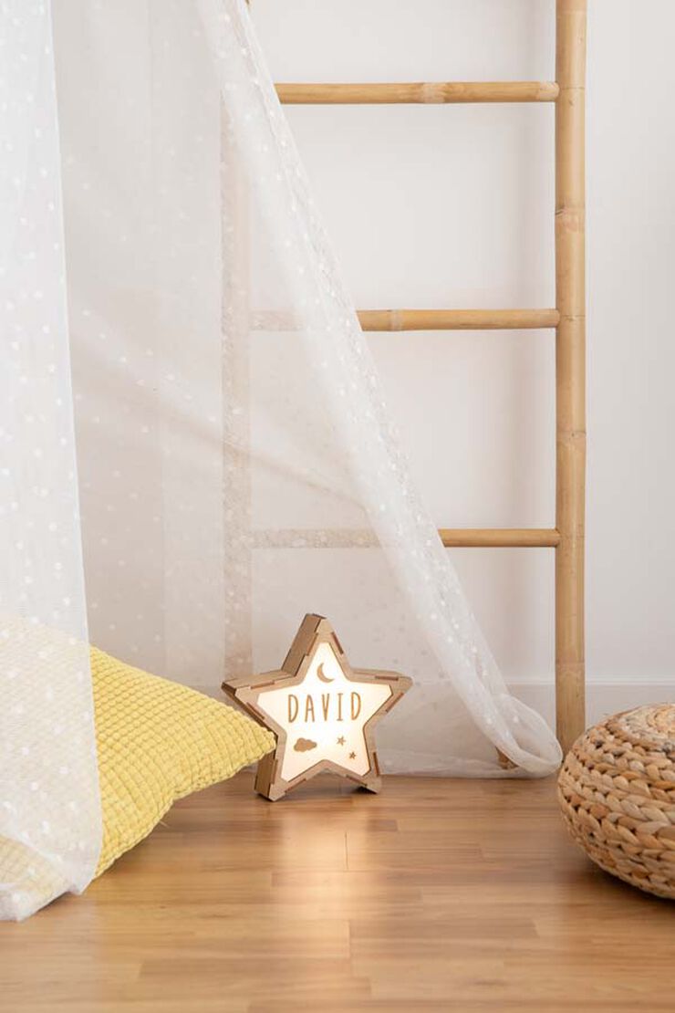 Lámpara Estrella luminosa personalizable