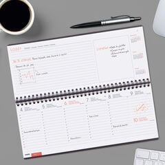 Planificador Finocam Semana Vista + Notas Catal&aacute;n 2027 Gris