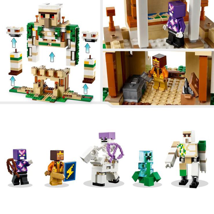 LEGO® Minecraft La Fortaleza del Golem de Hierro 21250