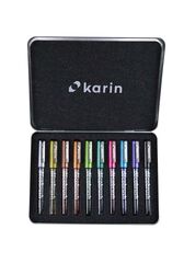 Rotuladores Karin Decobrush Metallic 10 colores