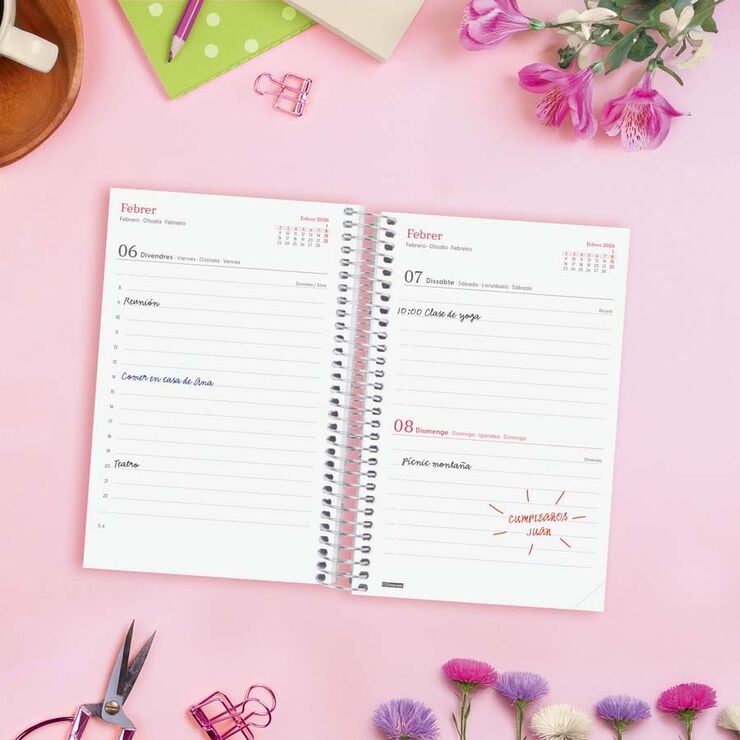 Agenda Finocam Design Collection E5 día/pág cat 2026 Imposible