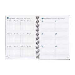 Agenda espiral plus MiquelRius sem/vista cat 2024 Calm aqua
