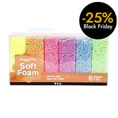 Pasta Soft Foam Creative 10g colors asortits 6u