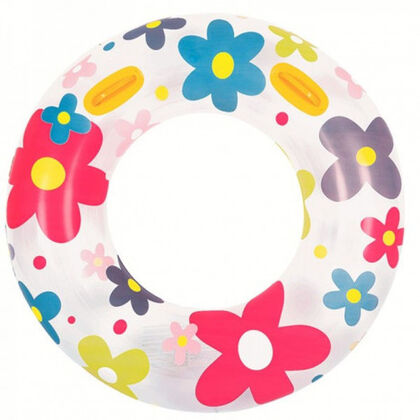 Flotador inflable Circular de flors i amb nanses Flotador inflable Circular de flors i amb nanses