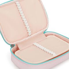Plumier vacío Kipling 100 Pens Sea Pink Met
