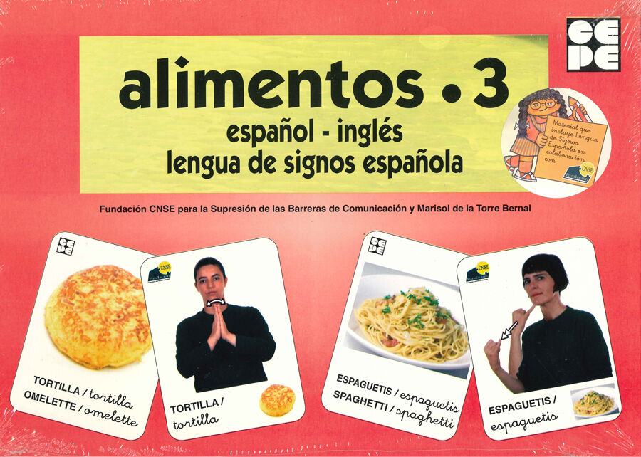 Vocabulario fotogr&aacute;fico elemental - Alimentos 3 (elaborados)