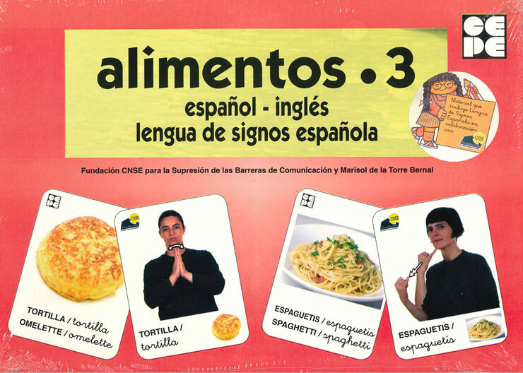 Vocabulario fotográfico elemental - Alimentos 3 (elaborados)