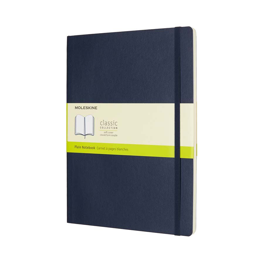 Libreta Moleskine Soft XL Azul Liso